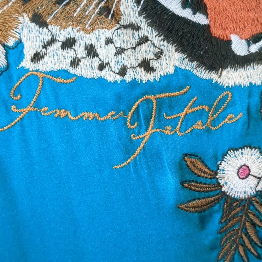Spell Emerald Tiger Kimono NWT M/L